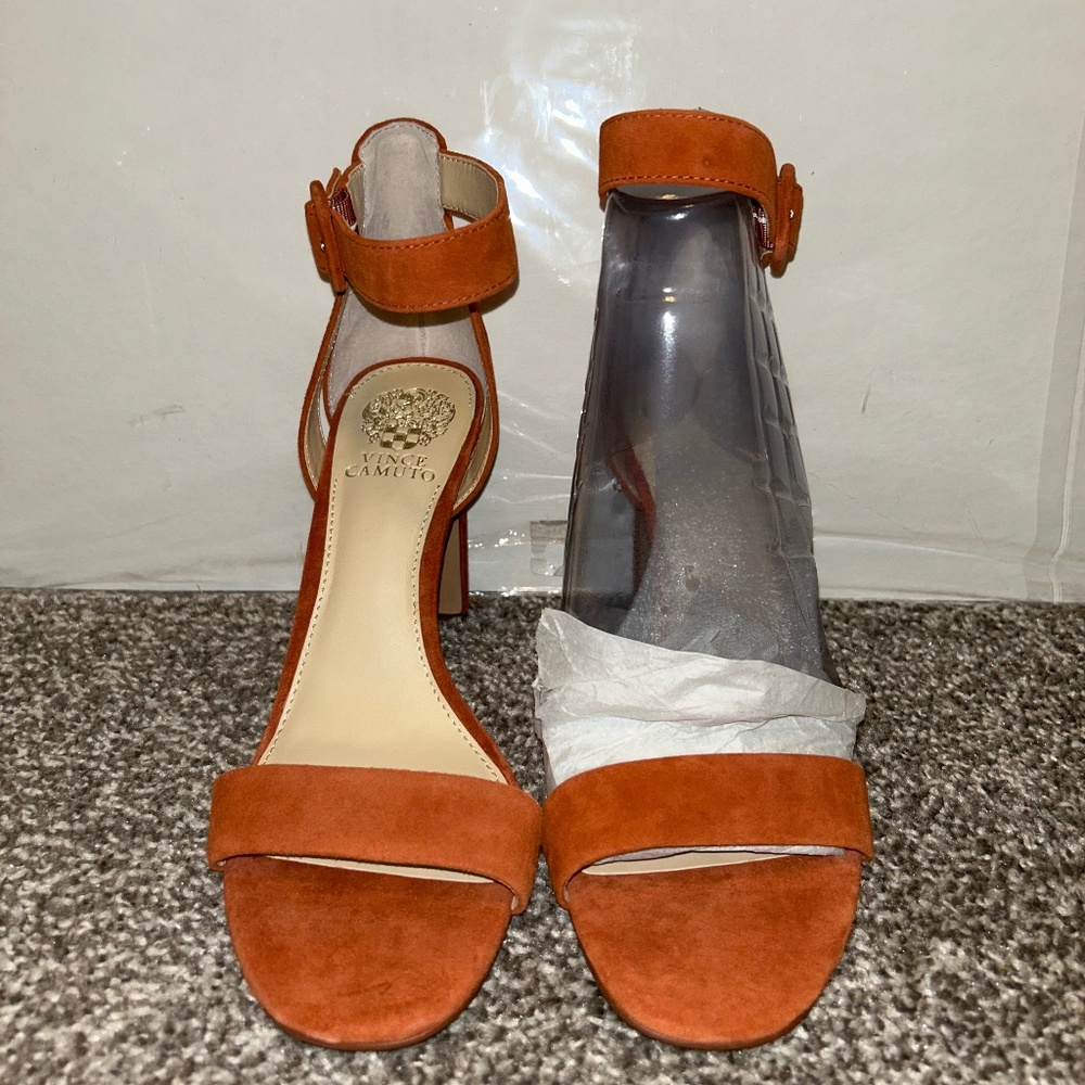 Vince Camuto Orange Heels